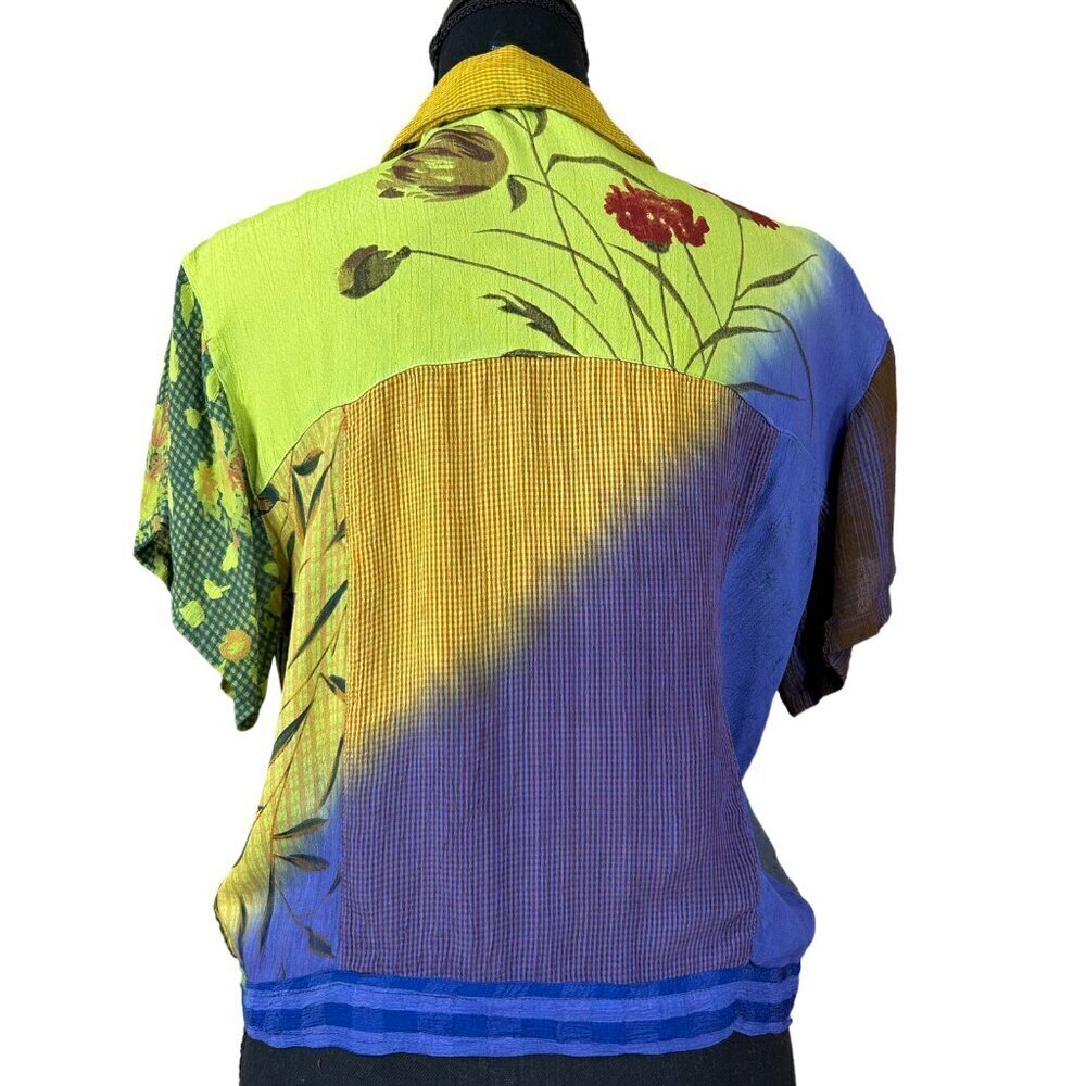 Sacred Threads Multicolor Patchwork Jacket - image 3